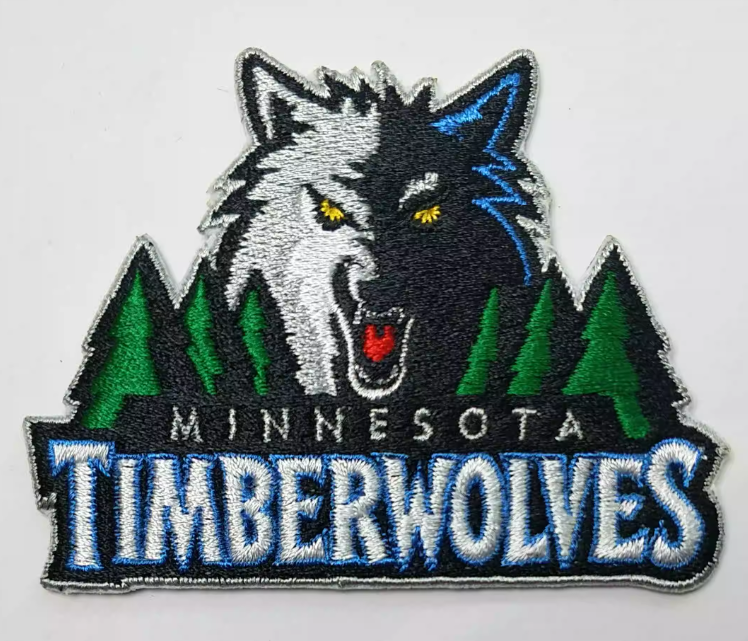 Minnesota Timberwolves Logo Iron on Patch 6cmx7.9cm